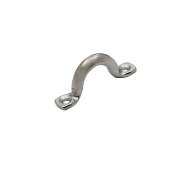 Imagem de Ship Fittings 4pcs Handle Stainless Steel Wire Eye Strap Boat Marine Tie Down Fender Hook Canopy Silver RV Engines Accessories Bow Handle Marine Hardware(8mm-4pcs)