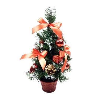 Imagem de Árvore de Natal pequena de 20 m/30 cm para decoração de casa de Ação de Graças e Natal (Rojo, 20 m)