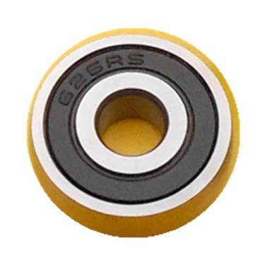 Imagem de 1 peça de polia de porta deslizante de caminhão de pão micro rolamento de arco esférico externo CS626 UC626-2RS 6 * 19 * 6 mm