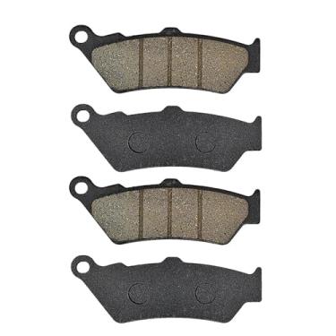 Imagem de GRJQRKHZ Pastilhas de freio de motocicleta para B&MW F800Gs 2008-2017 Pastilhas de freio dianteiras traseiras de motocicleta
