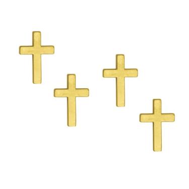 Imagem de Pinos esportivos. Pinos de letra de chenille. 4 por pedido. Broche esportivo escolar para reconhecimento e conquista., One Size, Metal, Sem Pedra Preciosa