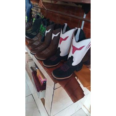 Imagem de Bota texana recorte long horn - RS BOTAS, 38