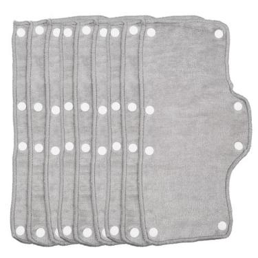 Imagem de Faixa de moletom para capacete, veludo cinza claro, algodão felpudo (9