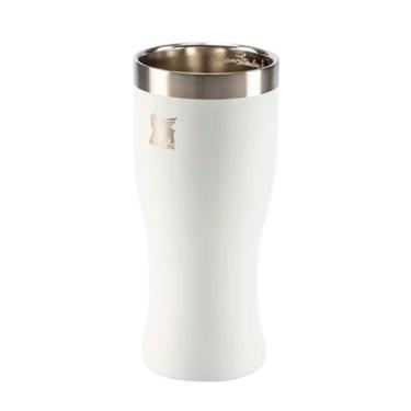 Imagem de COPO STANLEY TÉRMICO PILSNER GLASS HAPPY HOUR BRANCO PALE STONE 0,44L 08193-00