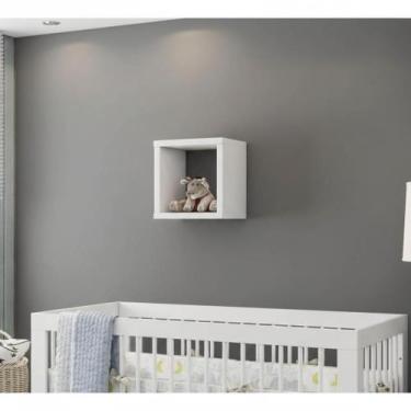 Imagem de Nicho 20x20cm MDF Decoração Sala Fotos Quarto Escritório - Bali Modula