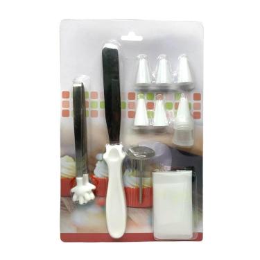 Imagem de Kit Confeitaria 10 Peças Para Bolos Tortas Bico Espátula