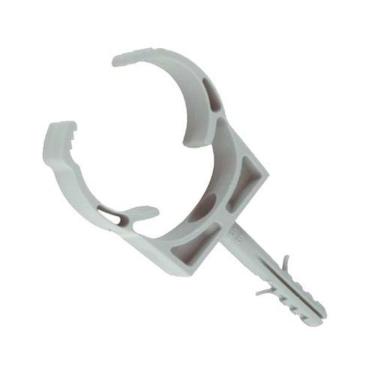 Imagem de Abraçadeira Com Bucha B 3/4 Cinza Para Fixação De Eletrodutos - Tramontina