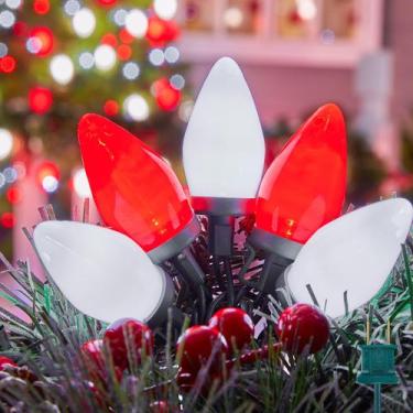 Imagem de Luzes de corda de Natal Brightown C9 LED 20m 100 lâmpadas