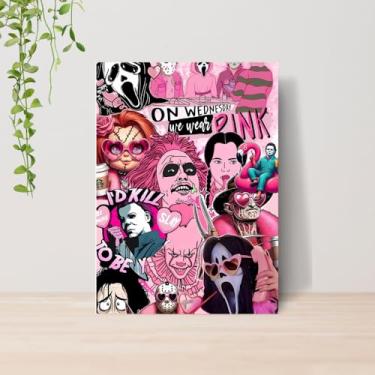Imagem de Genérico, Quadro Ghost Face Panico Terror A4 | Placa MDF 12