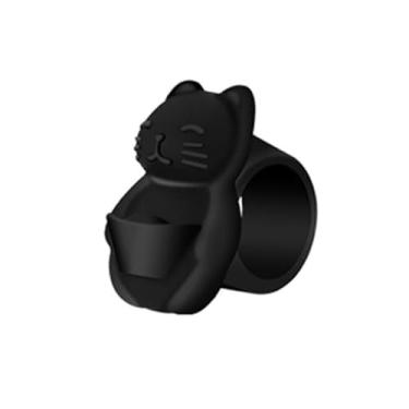 Imagem de Maçaneta de porta, antidanos, anticolisão, protetor de parede para porta (preto)