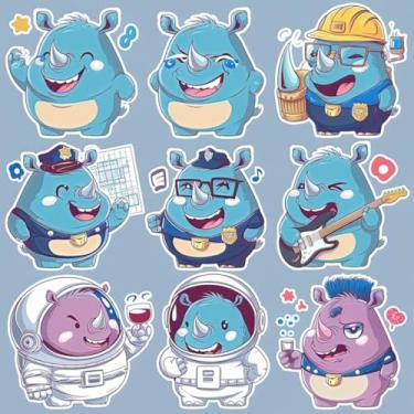 Imagem de Adesivo Decorativo Infantil Kawai para Quarto e Cadernos - Personagens fofos, emojis, frutas e animais - Fácil de Remover 30x30cm