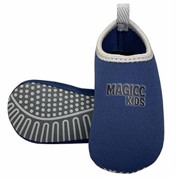 Imagem de Meia Menino Infantil Antiderrapante Sapatilha Magicc S-102 (Multicolorido, 23/24)