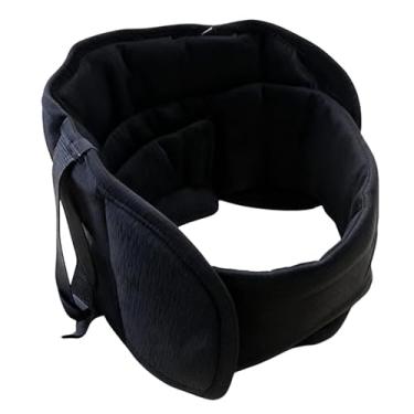 Imagem de YRXEFY Travesseiro de viagem para aviões, encosto de cabeça de 360° e suporte para dormir com máscara 3D, parar de balançar a cabeça em voos longos, travesseiro de pescoço de espuma viscoelástica para