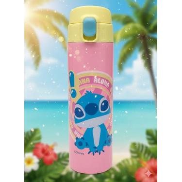 Imagem de Garrafa Puket Infantil Térmica Lilo e Stitch Rosa