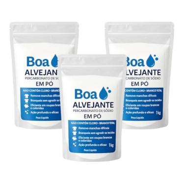 Imagem de Alvejante Percarbonato 99% Puro 3kg Tira Manchas