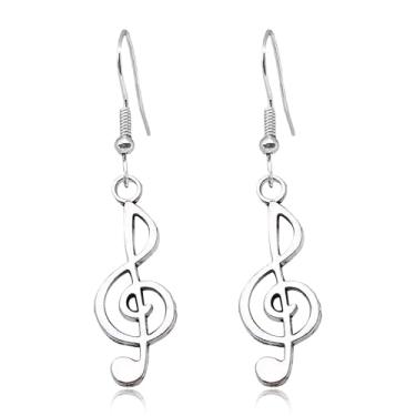 Imagem de Fuvirou Brincos de cassete para mulheres, retrô, Old School, anos 80, 90, punk rock, microfone, fita, brincos para amantes de música, Small, Metal, Sem pedra preciosa