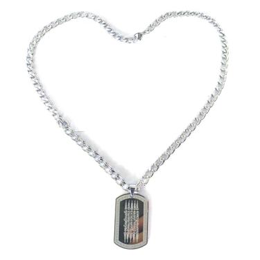 Imagem de Corrente de prata esterlina 925 com fecho de lagosta de 7,5 mm para homens e mulheres corrente de colar de prata 40 a 61 cm joia mantra pingente inoxidável Yant 5 fileiras Talisman Lucky