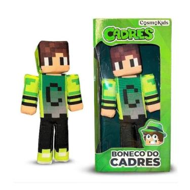 Imagem de Boneco Minecraft Cadres 35cm Antialérgico Gamer Original Youtuber - Co