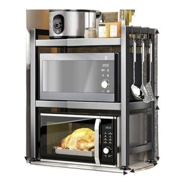 Imagem de Suporte Para Micro-Ondas | Duas Camadas Com Comprimento ExtensíVel(2 camadas)