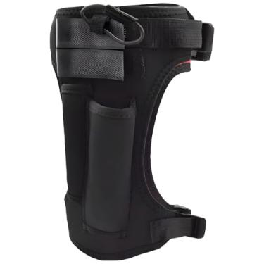 Imagem de byepica Envoltório de faca de neoprene, bolsa de mergulho ajustável, suporte elástico para faca de mergulho com dois bolsos, alças de liberação rápida, ideal para caminhadas, rafting, pesca, mergulho