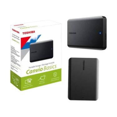 Imagem de Hd Externo 2Tb Toshiba Canvio Basics Preto Hdtb520Xk3Aai