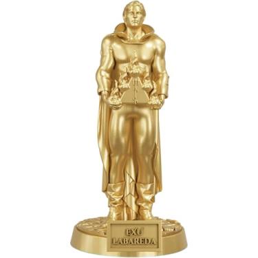 Imagem de Estátua Exu Labareda Umbanda Candomblé (Cor Ouro)