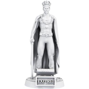 Imagem de Estátua Exu Rei Umbanda Candomblé (Cor Mármore)