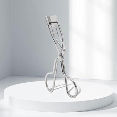 Imagem de Modelador de cílios inovador de alça reta com pente grande angular com almofadas de refil de silicone, ferramenta de maquiagem para mulheres