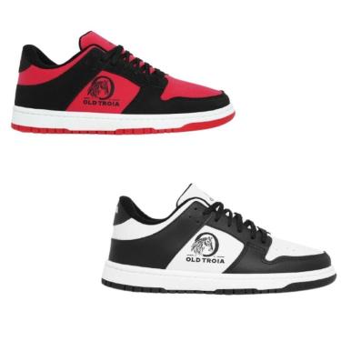 Imagem de Kit Tênis Masculino Casual De Amarrar Dia a Dia Macio QUEIMA DE ESTOQUE-Masculino