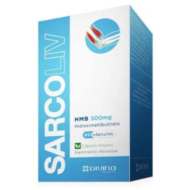 Imagem de Sarcoliv Hmb 500Mg 60 Capsulas - Divina Pharma