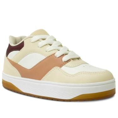 Imagem de Tênis Infantil Fashion Menina 28ao37 Moda Casual 11.140j (Off White, BR, Criança de 4 a 8 anos, Numérico, 28)