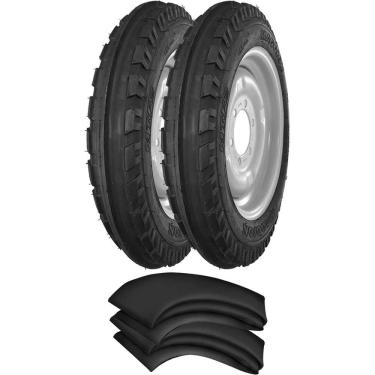 Imagem de Kit 2 Pneus 400-15 Mtf2 4 Lonas Maggion + Camaras