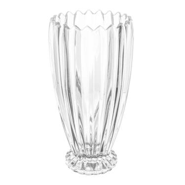 Imagem de Vaso Decorativo de Cristal Geneva Transparente 27,5x13,5cm Wolff
