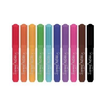 Imagem de Canetinha Hidrocor Big Ponta que não afunda Color Joy - Caixa com 10 C