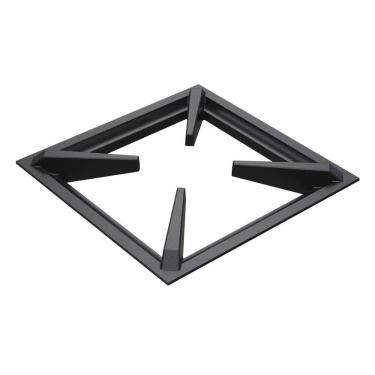 Imagem de Grelha 4 Hastes Mtq Fogão Industrial Ferro Fundido 30x30cm