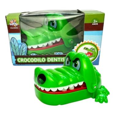 Imagem de Crocodilo Morde Dedo, Jogo de Tabuleiro Estratégia, Plástico, 3+ Anos, 1-10 Jogadores, 16x13.5x10cm