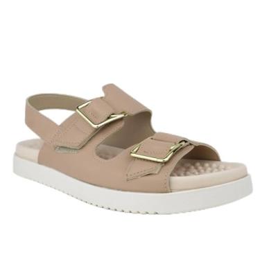 Imagem de Sandália Papete Rasteira Modare Feminina Plataforma Com Fivela 7178.121 (Nude, BR, Adulto, Numérico, 38)