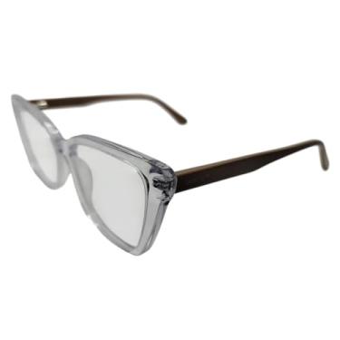 Imagem de Armação Óculos de Grau Feminina Lodz em Acetato (Transparente)