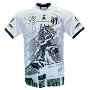 Imagem de Camiseta Jotaz Santos Poseidon - Masculino, GG, Conforme imagens