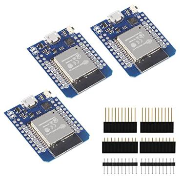 Imagem de 3 peças D1 Mini NodeMCU ESP32 ESP-WROOM-32 WLAN WiFi Bluetooth IoT placa de desenvolvimento 5V compatível com Arduino