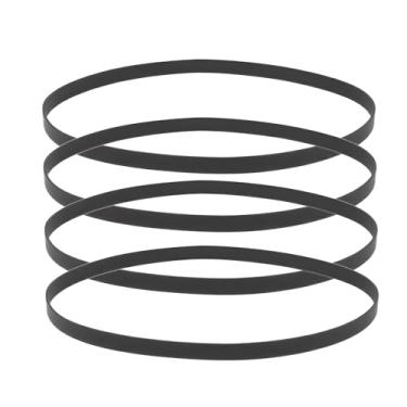 Imagem de SG Store 4 peças de correia de transmissão plana 4 mm de largura 0,6 mm de espessura 66 mm de diâmetro para DVD CD LD gravadores de cassetes Walkmans VCR