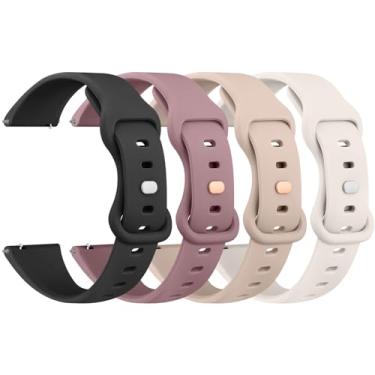 Imagem de Vancle Pulseiras Veryfit para relógio inteligente Veryfit IDW13 IDW16 IDW19 IDW26 IDW28 pulseiras ajustáveis de silicone macio (preto/chá leite/roxo fumo/luz das estrelas)