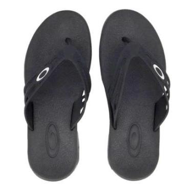 Imagem de Chinelo Oakley Killer Point II Preto Branco-Masculino