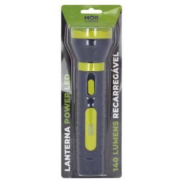 Imagem de Lanterna Power Led 140 Lumens Recarregável - Mor