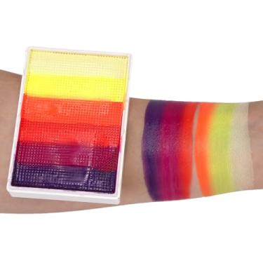 Imagem de Pintura de Rosto e Corpo Paleta Split Cakes Qualidade Profissional À Base Água Maquiagem Não Pinturas para Halloween Cosplay Festa Fantasia Festival Artistas Adultos Arte