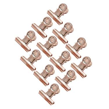 Imagem de Naroote Clipes de Extensão de Unhas Clipes de Arquivo de Arte de Unhas Duráveis ​​para Formato de Perfeito, 12 Unidades para Uso Doméstico Em Salão de Beleza, Adequados para de Gel Acrílico ou Plástico (Ouro rosa)