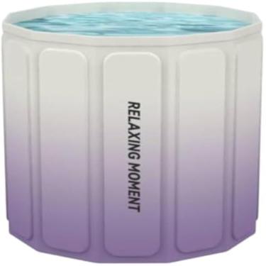 Imagem de Banheira dobravel infantil portatil, de plastico, para banho, sortida, flexivel - Cores sortidas