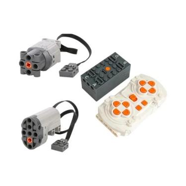 Imagem de Kit De Blocos De Montar Programáveis De 8 Velocidades Com Motor Servo,