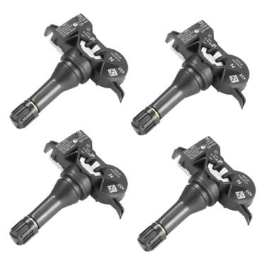 Imagem de Sensor de pressão dos pneus TPMS para substituição em carros Renault Alaskan, Clio, Twingo, Alpine, Arkana e Captur (código 407004CB0A). Pacote com 4 unidades.