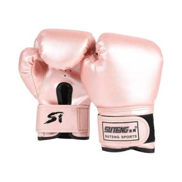 Imagem de Luvas De Boxe MMA Para Crianças Em Couro PU Luvas Profissionais De Tre